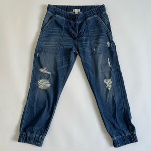 Bella Dahl Distressed Chambray Jogger